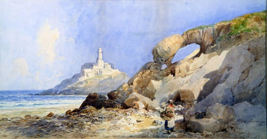 Alfred Parkman, Natural Arch Mumbles, 1910, © City & County of Swansea: Glynn Vivian Art Gallery Collection